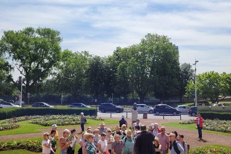 Die Gruppe in einem Park