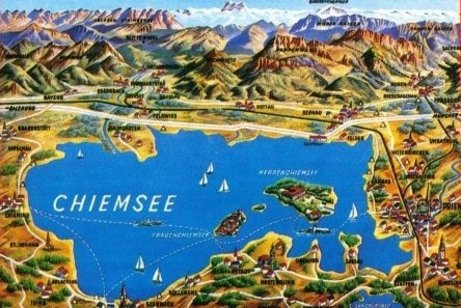 Chiemseekarte