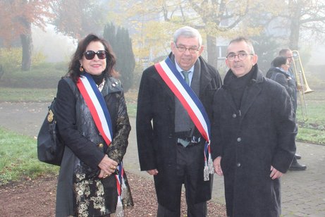 Volkstrauertag mit unseren französischen Freunden aus der Partnerstadt Forbach