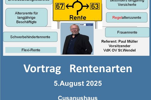 Vortrag zum Thema Rente