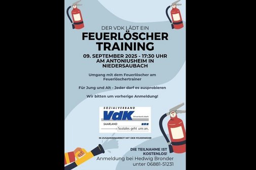 Feuerlöscher Training
