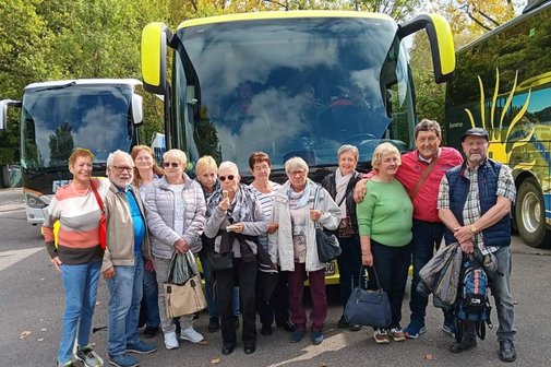 VdK Altenwald unterwegs zum Bodensee, wir waren 23, leider sind nicht alle auf dem Foto.