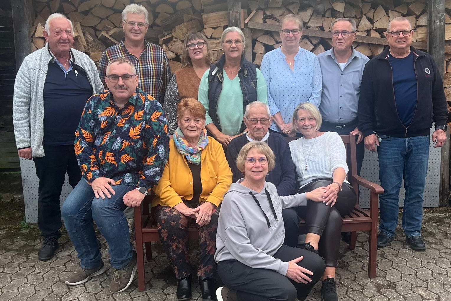 Gruppenbild des VdK Vorstandes - Ortsverband Eppelborn