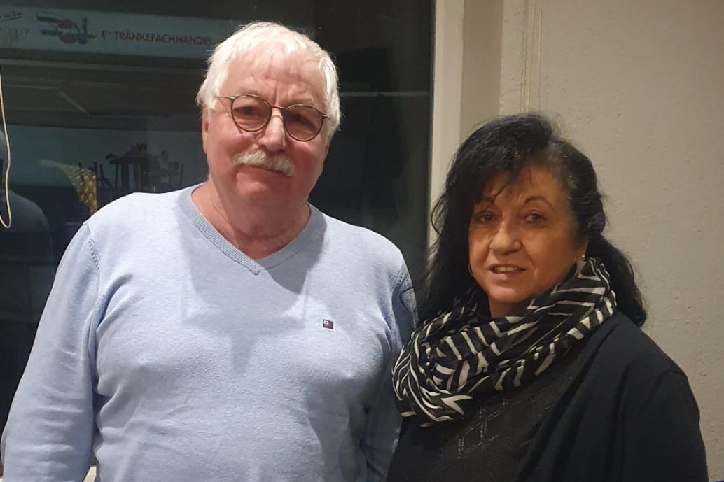 Robert Salzgeber und Karin Van Kuilenburg
