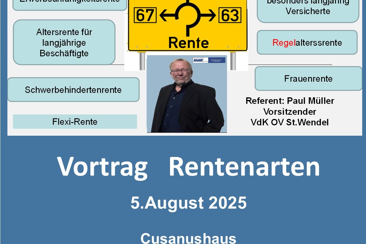 Vortrag zum Thema Rente