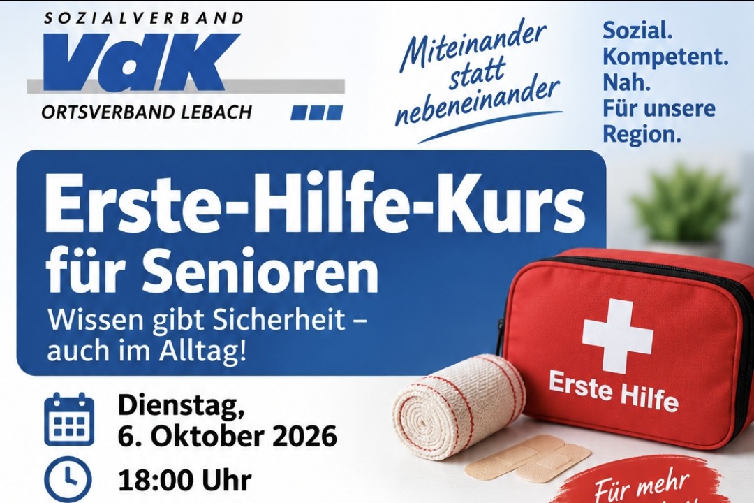 Erste-Hilfe-Kurs f&uuml;r Senioren